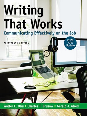 cover image of Writing That Works: Communicating Effectively on the Job
